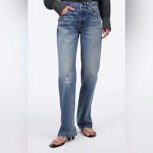 Madewell Dean Easy Straight Jean Monessen Wash 24P